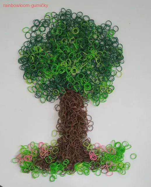 RAINBOW LOOM gumičky ZELENÉ limetkové průhledné