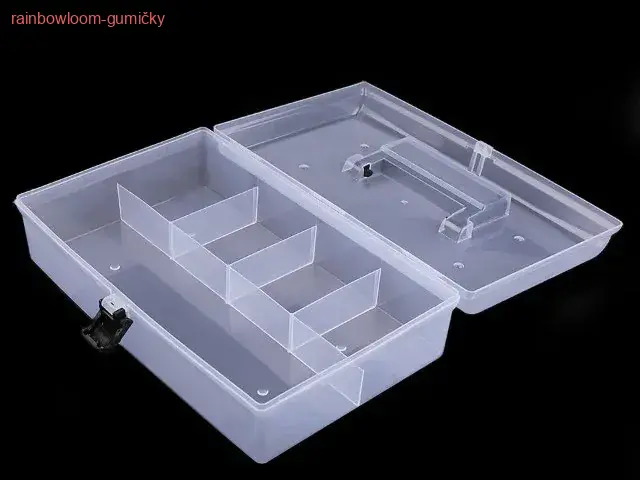 BOX II - plastový zásobník průsvitný