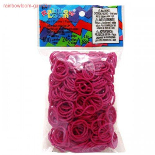 RAINBOW LOOM gumičky FUCHSIE (vínové)