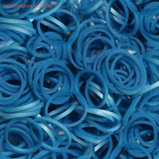 RAINBOW LOOM gumičky MODRÉ METALICKÉ