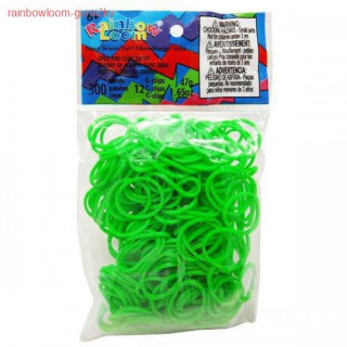 RAINBOW LOOM gumičky ZELENÉ neonové